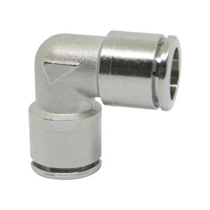 L-Steckanschlussverbinder vernickelt