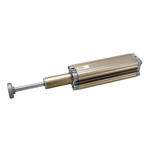 Univer - Serie RT3 - Teleskopzylinder 3-stufig pneumatisch &Oslash; 32 ÷ 63 mm, Kolbenstange aus verchromtem Stahl, doppelwirkend, Bohrungsabstände ISO, Kolbenstange mit Innengewinde, &Oslash;50, 180
