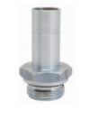 Spindeladapter mit BSPP & metrischem Gewinde vernickelt