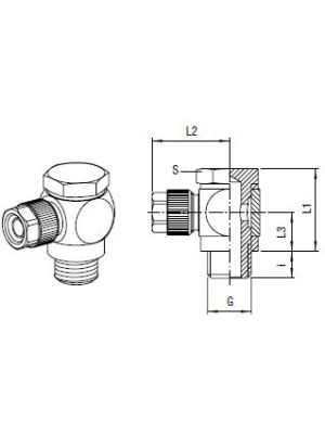 AVS-156M-S L-Schwenk-Verbinder