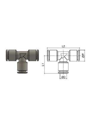 TI-HFRUT T-Verbinder