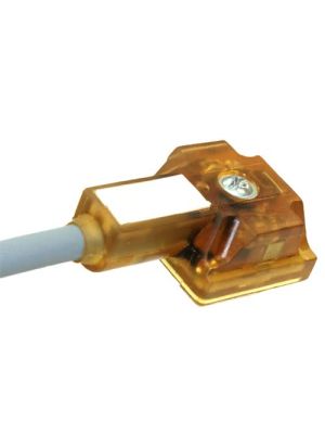 Leuchtende Leitungsdose Bauform A 230V AC mit LED und Schutzbeschaltung - 3,0m PUR Kabel