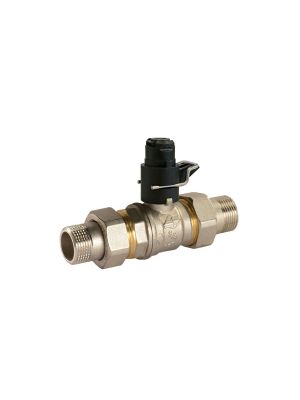 Comparato - Kugelhahn für Sintesi Stellantrieb mit Abstandhalter für Solaranlagen, Voller Durchgang, DN25, PN16, 1