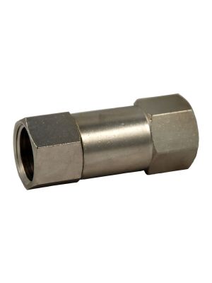 Rückschlagventil, Messing vernickelt, G 3/8
