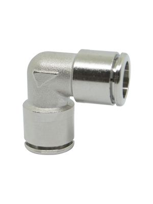 L-Steckanschlussverbinder vernickelt