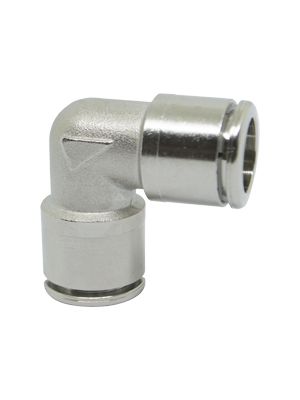 L-Steckanschlussverbinder vernickelt