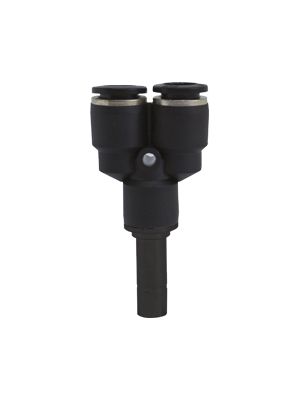 Reduzierter Y-Steckanschlussverbinder mit Stiel