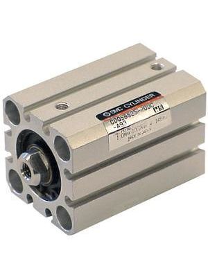 SMC Pneumatik - C(D)QS, Kompakt-Zylinder, doppelt wirkend, Standard-Kolbenstange, hohe Querlast