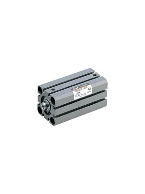 SMC Pneumatik - C(D)QSX, Langsamlauf Kompaktzylinder, doppeltwirkend, Standardkolbenstange