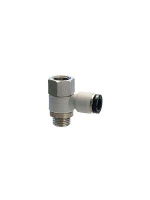 Univer - Steckverschraubung winklig, schwenkbar, Außen-/Innengewinde, zylindrisch &Oslash; 4mm G1/8