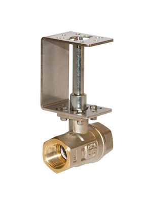 Comparato - Kugelhahn mit Abstandhalter aus Edelstahl für Diamant PRO Stellantrieb, Voller Durchgang, DN10, PN40, 3/8