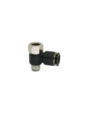 Drehbarer weiblicher Banjo-L-Steckanschlussverbinder mit NPT & UNF Gewinde vernickelt