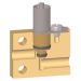 Montageblock Ø15mm für Mikroventile aus Alu Eloxiert - G1/8